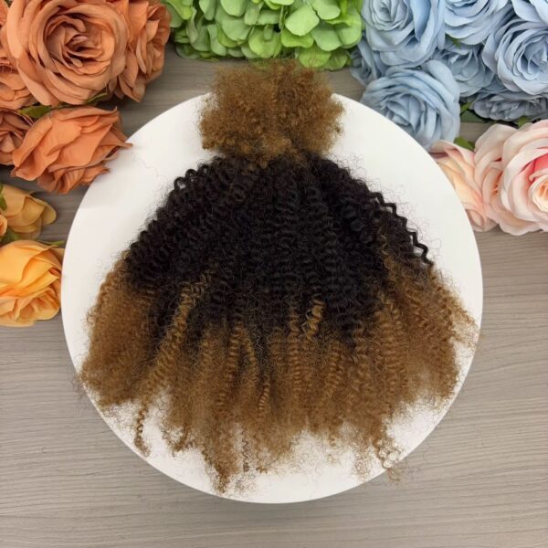 PHB Afro Kinky Curly Bulk 4B/4C Brazilian Remy Human Hair - Image 8