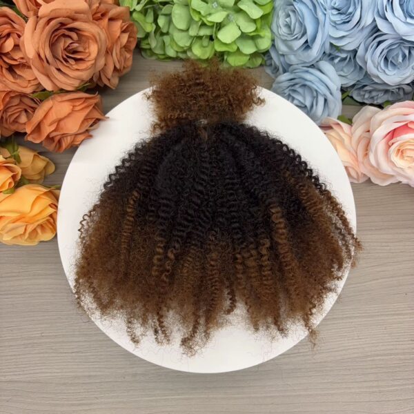 PHB Afro Kinky Curly Bulk 4B/4C Brazilian Remy Human Hair - Image 10