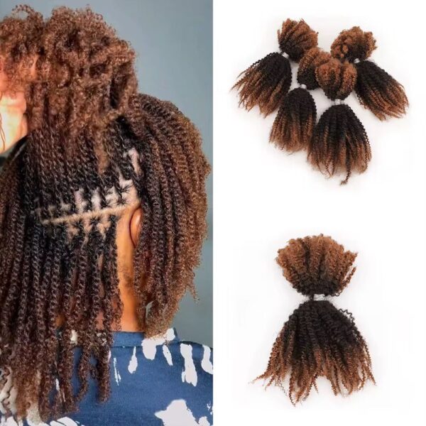 PHB Afro Kinky Curly Bulk 4B/4C Brazilian Remy Human Hair - Image 11