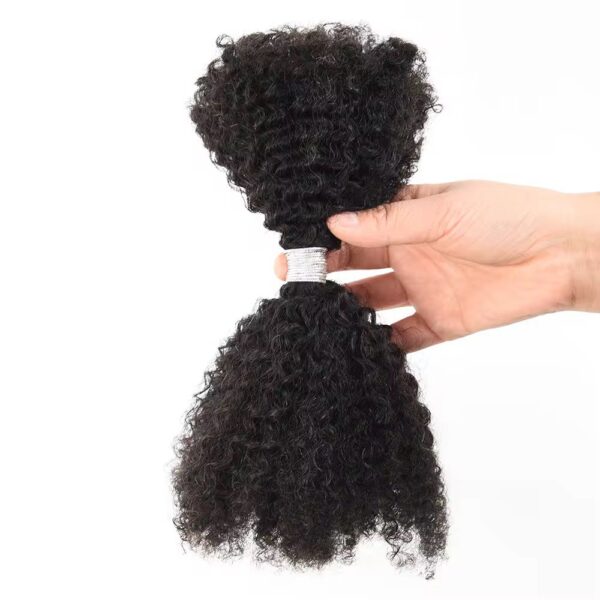 PHB Afro Kinky Curly Bulk 4B/4C Brazilian Remy Human Hair - Image 22