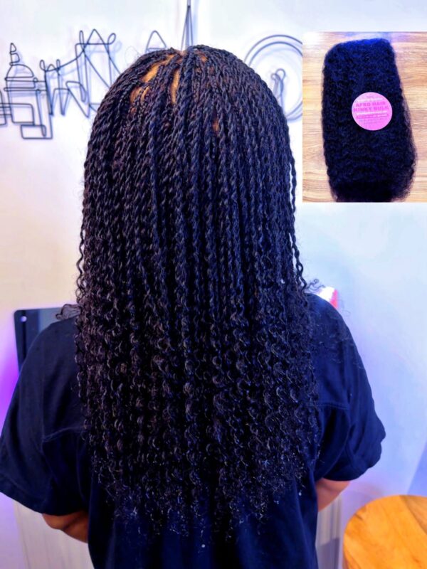 PHB | QVR Afro Kinky Bulk Premium 100% Brazilian & Peruvian Human Hair for Braiding - Image 4